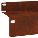 Plænekant 20 stk. 100 x 10 x 8 cm Stål Rusten