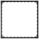 Plænekant 4 pcs 60 x 60 x 20 cm Stål Sort
