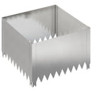 Plænekant 4 stk. 60 x 60 x 35 cm Stål Sølv