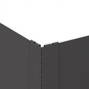 Plænekant 100 x 100 x 20 cm Stål Sort