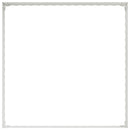Plænekant 100 x 100 x 35 cm Stål Hvid