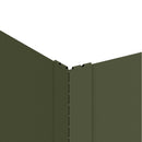 Plænekant 100 x 100 x 35 cm Stål Olivengrøn