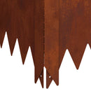Plænekant 100 x 100 x 35 cm Stål Rusten