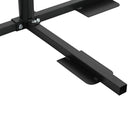 Halv Parasol Base Ramme Sort Stål for 32-38 mm Pole