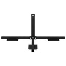 Halv Parasol Base Ramme Sort Stål for 32-38 mm Pole