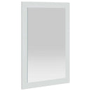 Spejl FAUSKE Hvid 43 x 3,5 x 77 cm Rektangulær