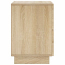 Natskab 2 stk. Sonoma-eg 33,5 x 34,5 x 50 cm Konstrueret træ