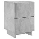 Natskab Betongrå 33,5 x 34,5 x 50 cm Konstrueret træ