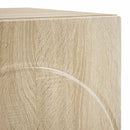 Natskab 2 pcs Sonoma-eg 33,5 x 34,5 x 50 cm Konstrueret træ
