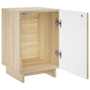 Natskab 2 pcs Sonoma-eg 33,5 x 34,5 x 50 cm Konstrueret træ