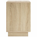 Natskab 2 pcs Sonoma-eg 33,5 x 34,5 x 50 cm Konstrueret træ
