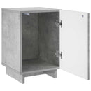 Natskab 2 pcs Betongrå 33,5 x 34,5 x 50 cm Konstrueret træ