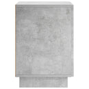 Natskab 2 pcs Betongrå 33,5 x 34,5 x 50 cm Konstrueret træ