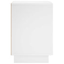 Natskab 2 pcs Hvid højglans 33,5 x 34,5 x 50 cm Konstrueret træ