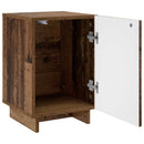 Natskab 2 pcs Gammelt træ 33,5 x 34,5 x 50 cm Konstrueret træ
