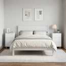 Natskab 2 pcs Hvid 33,5 x 34,5 x 60 cm Konstrueret træ