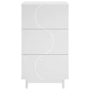 Natskab 2 pcs Hvid 33,5 x 34,5 x 60 cm Konstrueret træ