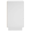 Natskab 2 pcs Hvid 33,5 x 34,5 x 60 cm Konstrueret træ