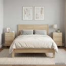 Natskab 2 pcs Sonoma-eg 33,5 x 34,5 x 60 cm Konstrueret træ