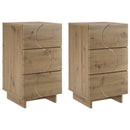 Natskab 2 pcs Artisan-eg 33,5 x 34,5 x 60 cm Konstrueret træ