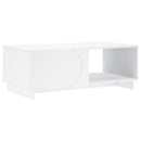 Sofabord Hvid 95 x 50,5 x 35 cm Konstrueret træ