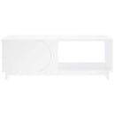 Sofabord Hvid 95 x 50,5 x 35 cm Konstrueret træ