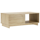 Sofabord Sonoma-eg 95 x 50,5 x 35 cm Konstrueret træ