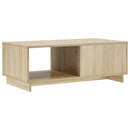 Sofabord Sonoma-eg 95 x 50,5 x 35 cm Konstrueret træ