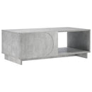 Sofabord Betongrå 95 x 50,5 x 35 cm Konstrueret træ