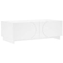 Sofabord Hvid 102 x 50,5 x 35 cm Konstrueret træ