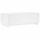 Sofabord Hvid 102 x 50,5 x 35 cm Konstrueret træ