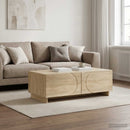 Sofabord Sonoma-eg 102 x 50,5 x 35 cm Konstrueret træ