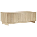 Sofabord Sonoma-eg 102 x 50,5 x 35 cm Konstrueret træ