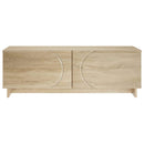 Sofabord Sonoma-eg 102 x 50,5 x 35 cm Konstrueret træ
