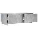 Sofabord Betongrå 102 x 50,5 x 35 cm Konstrueret træ