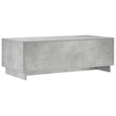 Sofabord Betongrå 102 x 50,5 x 35 cm Konstrueret træ