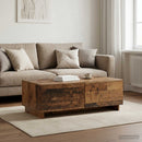 Sofabord Gammelt træ 102 x 50,5 x 35 cm Konstrueret træ