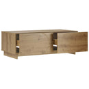 Sofabord Artisan-eg 102 x 50,5 x 35 cm Konstrueret træ