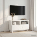 TV-bord 60 x 34.5 x 40 cm Hvid Konstrueret træ