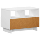 TV-bord 60 x 34.5 x 40 cm Hvid Konstrueret træ