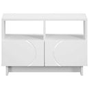TV-bord 60 x 34.5 x 40 cm Hvid Konstrueret træ