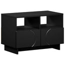 TV-bord 60 x 34,5 x 40 cm Sort Konstrueret træ