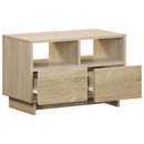 TV-bord 60 x 34.5 x 40 cm Sonoma-eg Konstrueret træ