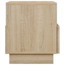 TV-bord 60 x 34.5 x 40 cm Sonoma-eg Konstrueret træ