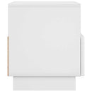 TV-bord 60 x 34.5 x 40 cm Hvid højglans Konstrueret træ