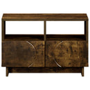TV-bord 60 x 34.5 x 40 cm Røget eg Konstrueret træ