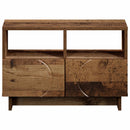 TV-bord 60 x 34.5 x 40 cm Gammelt træ Konstrueret træ