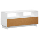 TV-bord 90 x 34.5 x 40 cm Hvid Konstrueret træ
