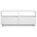 TV-bord 90 x 34.5 x 40 cm Hvid Konstrueret træ