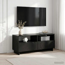 TV-bord 90 x 34.5 x 40 cm Sort Konstrueret træ